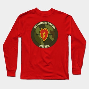 25th Infantry Division Vietnam Patch Long Sleeve T-Shirt